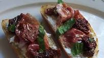 Sun Dried Tomato Prosciutto and Goat Cheese Bruschetta Sun Dried Tomato Prosciutto and Goat Cheese Bruschetta