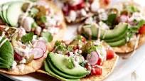 Baja Fish Ceviche Tostada Baja Fish Ceviche Tostada