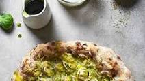 Jerusalem Artichoke and Brussels Sprout Pizza with Garlic and Herb Oil Jerusalem Artichoke and Brussels Sprout Pizza with Garlic and Herb Oil