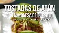 Tostadas de Atún con Mayonesa y Chipotle Tostadas de Atún con Mayonesa y Chipotle