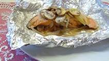 Japanese-Style Salmon Baked in Foil Japanese-Style Salmon Baked in Foil