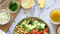 Greek Couscous Salad with Red Wine Dressing Greek Couscous Salad with Red Wine Dressing