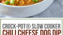 Crock-Pot® Slow Cooker Chili Cheese Dog Dip Crock-Pot® Slow Cooker Chili Cheese Dog Dip