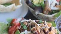 Tostada Jerk bowl salad Tostada Jerk bowl salad