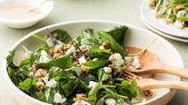 Spinach Salad with Goat Cheese and Walnuts Spinach Salad with Goat Cheese and Walnuts