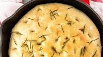 Skillet Focaccia Bread with Rosemary Skillet Focaccia Bread with Rosemary