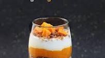 Mango yoghurt parfait recipe Mango yoghurt parfait recipe