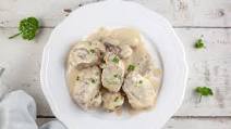 Pork tenderloin with creamy mustard sauce Pork tenderloin with creamy mustard sauce
