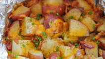Slow Cooker Cheesy Bacon Ranch Potatoes Slow Cooker Cheesy Bacon Ranch Potatoes