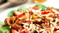 Strawberry Bacon Spinach Salad with Lemon Maple Dressing Strawberry Bacon Spinach Salad with Lemon Maple Dressing