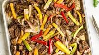 Sheet Pan Steak Fajitas Sheet Pan Steak Fajitas