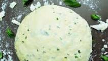 Fresh Parmesan and Basil Pizza Dough Fresh Parmesan and Basil Pizza Dough