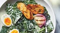 Creamy Kale Caesar Salad with Soft-Boiled Eggs Recipe - Cooking Light Creamy Kale Caesar Salad with Soft-Boiled Eggs Recipe - Cooking Light