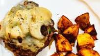 Savory & Juicy Mushroom, Onion, and Swiss Asparagus Burgers Savory & Juicy Mushroom, Onion, and Swiss Asparagus Burgers