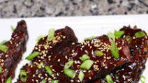 Korean Gochujang Sticky Boneless Beef Short Ribs Korean Gochujang Sticky Boneless Beef Short Ribs