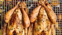 Roasted Cornish Hens with Brussels Sprout Panzanella Roasted Cornish Hens with Brussels Sprout Panzanella