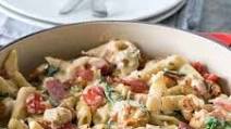 Pressure Cooker Chicken Bacon Penne in a Garlic Cream Sauce Pressure Cooker Chicken Bacon Penne in a Garlic Cream Sauce