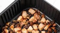 Air Fryer Pork Chop Bites with Mushrooms Air Fryer Pork Chop Bites with Mushrooms
