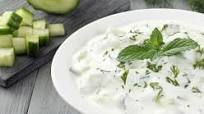 Carrot and cucumber raita Carrot and cucumber raita