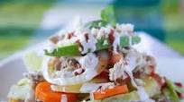 Tostadas de Pollo Tostadas de Pollo
