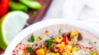 Black Bean Hummus with Spicy Corn Relish Black Bean Hummus with Spicy Corn Relish