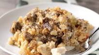 Low Carb Sausage, Mushroom and Chicken Casserole Low Carb Sausage, Mushroom and Chicken Casserole