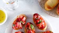Strawberry Tomato Bruschetta Strawberry Tomato Bruschetta