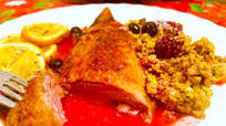 Keto duck roast - stuffed with Valentine's spirit Keto duck roast - stuffed with Valentine's spirit