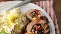 Apple and Walnut Stuffed Pork Tenderloin with Red Currant Sauce Apple and Walnut Stuffed Pork Tenderloin with Red Currant Sauce