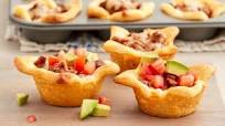 5-Ingredient Cheesy Beef Enchilada Crescent Cups 5-Ingredient Cheesy Beef Enchilada Crescent Cups