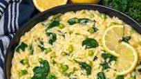 Vegan Lemon Orzo Vegan Lemon Orzo