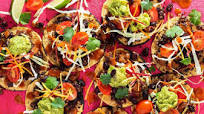 Southwestern quinoa–black bean tostadas with cabbage slaw and guacamole Southwestern quinoa–black bean tostadas with cabbage slaw and guacamole