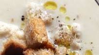 Roasted Cauliflower Soup with Truffle Oil Drizzle Roasted Cauliflower Soup with Truffle Oil Drizzle
