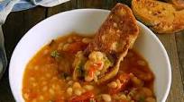 White Bean Ragout with Garlic Toasts White Bean Ragout with Garlic Toasts
