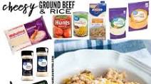 Cheesy Ground Beef and Rice Cheesy Ground Beef and Rice