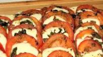Tomato Caprese Focaccia Pizza Tomato Caprese Focaccia Pizza