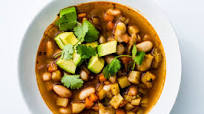 White Bean Chili with Winter Vegetables White Bean Chili with Winter Vegetables