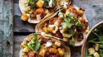 Sheet Pan Hawaiian Pineapple Shrimp Tacos with Creamy Jalapeño Special Sauce Sheet Pan Hawaiian Pineapple Shrimp Tacos with Creamy Jalapeño Special Sauce