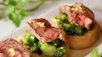 Asparagus Aussie Lamb Crostini Asparagus Aussie Lamb Crostini