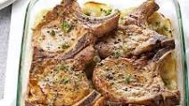 Pork Chops with Scalloped Potatoes Pork Chops with Scalloped Potatoes