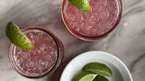 Cranberry-Lime Gin Rickey Cocktail Cranberry-Lime Gin Rickey Cocktail
