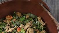 Kenyan Braised Collard Greens and Ground Beef Kenyan Braised Collard Greens and Ground Beef