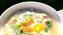 JOK MOO (THAI PORK AND RICE PORRIDGE) JOK MOO (THAI PORK AND RICE PORRIDGE)