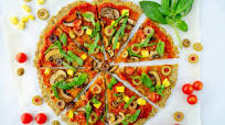 Vegan Cauliflower Crust Pizza Vegan Cauliflower Crust Pizza