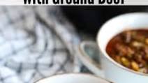 Down-Home Keto Vegetable Soup with Ground Beef Down-Home Keto Vegetable Soup with Ground Beef