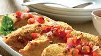 Parmesan-Crusted Bruschetta Chicken Parmesan-Crusted Bruschetta Chicken