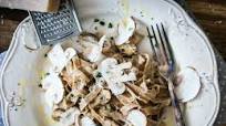 Pasta with mushrooms and truffle oil Pasta with mushrooms and truffle oil