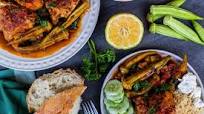 Greekstyle Braised Okra (bamies) with Chicken Greekstyle Braised Okra (bamies) with Chicken