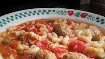 Macaroni Meatball Soup Macaroni Meatball Soup