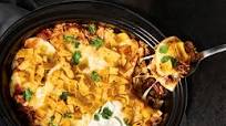 Slow Cooker Chicken Enchilada Casserole Slow Cooker Chicken Enchilada Casserole